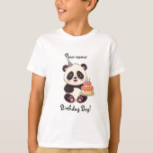 Panda Birthday Boy Shirt (Voorkant)
