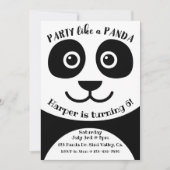 Panda, Birthday, Kinder partij, Panda-thema (Voorkant)