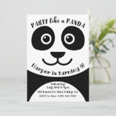 Panda, Birthday, Kinder partij, Panda-thema (Staand voorkant)
