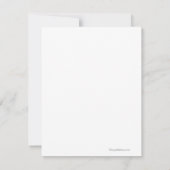 Panda Birthday Uitnodiging (Achterkant)