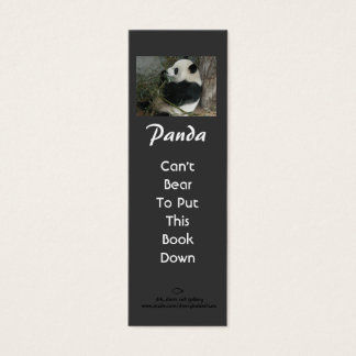 Panda Bladwijzer Mini Visitekaartjes