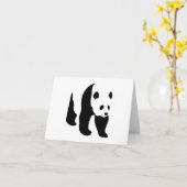 Panda Blank Note Card Kaart (Gele Bloem)