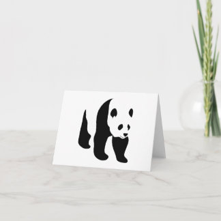 Panda Blank Note Card Kaart