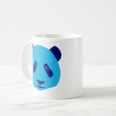 Panda - Blauw Koffiemok (Voorkant links)
