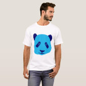Panda Blauw T-shirt (Voorkant volledig)