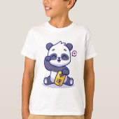 Panda blij T-shirt (Voorkant)