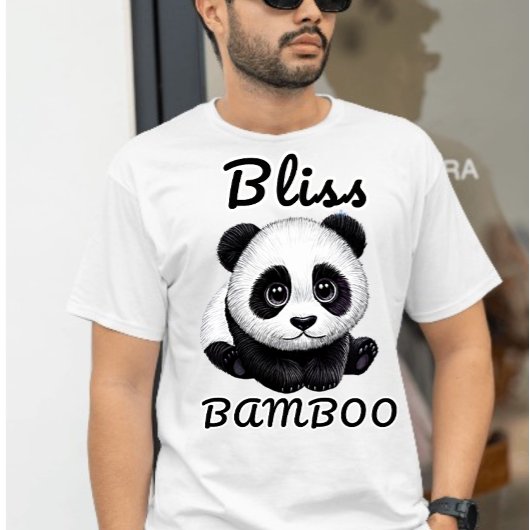 Panda Bliss Shirt - Schattig Bamboe Ontwerp