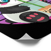 Panda Boba Thee Bubble Thee Anime Kawaii Neko  Poster (Hoek)