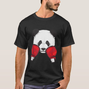 Panda Boksen Dierenhandschoenen Boxer Fan T-shirt