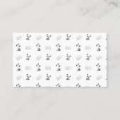 Panda Book Request Kaart for Baby shower Birthday Visitekaartje (Achterkant)