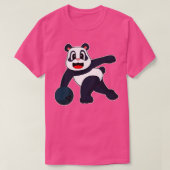 Panda Bowling bal T-shirt (Design voorkant)