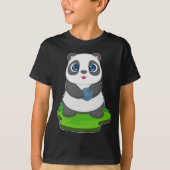 Panda Bowling bal T-shirt (Voorkant)