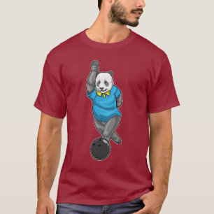 Panda Bowling Bowlingbal T-shirt