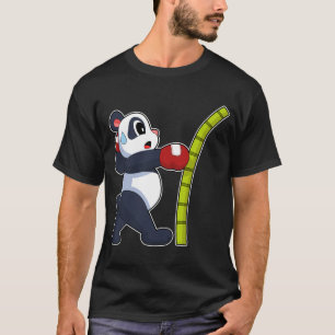 Panda Boxer Bokshandschoenen Boksen T-shirt