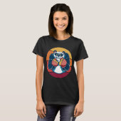 Panda Boxing Boxing Fighter Punch T-shirt (Voorkant volledig)