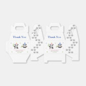 Panda Boy and Girl Joint Birthday  Bedankdoosjes (Uitgevouwen)