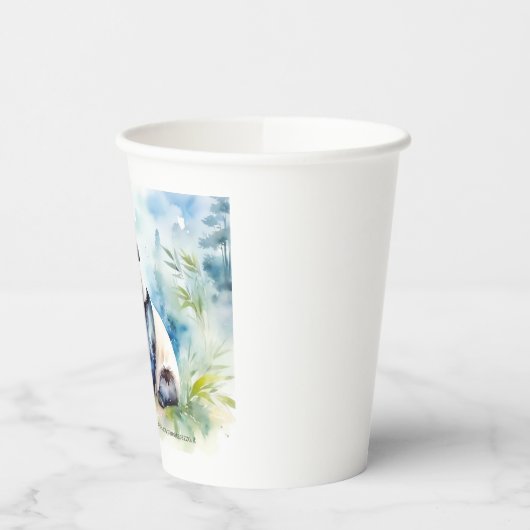 Panda brengt geluk papieren bekers (Links)