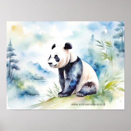 Panda brengt geluk poster (Voorkant)