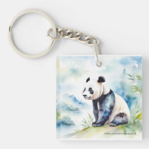 Panda brengt geluk sleutelhanger