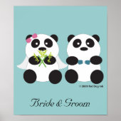 Panda Bride en Groom Poster (Voorkant)
