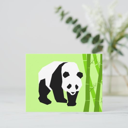 Panda Briefkaart (Staand voorkant)