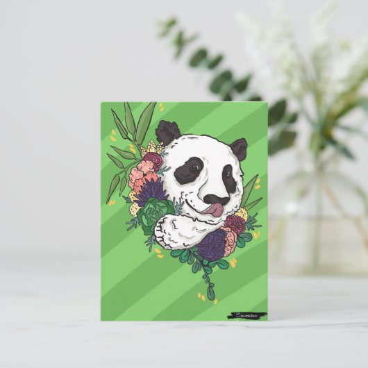  Panda Briefkaart (Staand voorkant)
