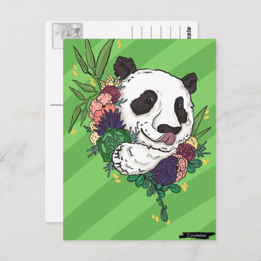  Panda Briefkaart (Voorkant / Achterkant)