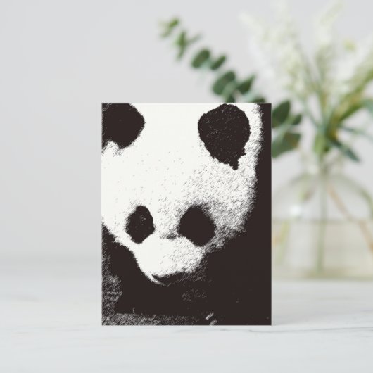 Panda Briefkaart (Staand voorkant)