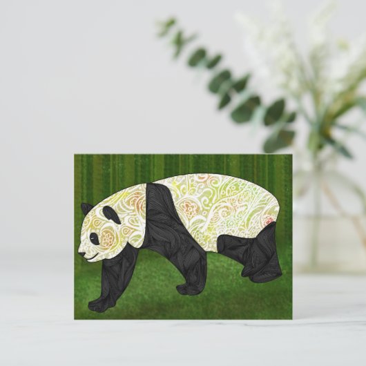 Panda Briefkaart (Staand voorkant)