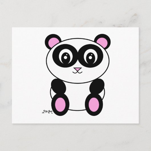 Panda Briefkaart (Voorkant)