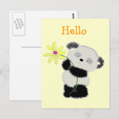 panda briefkaart (Voorkant / Achterkant)