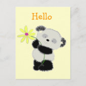 panda briefkaart (Voorkant)