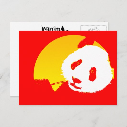 panda. briefkaart (Voorkant / Achterkant)