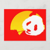 panda. briefkaart (Voorkant)
