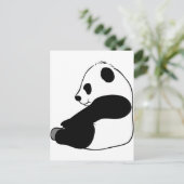 Panda Briefkaart (Staand voorkant)
