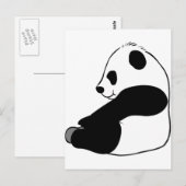 Panda Briefkaart (Voorkant / Achterkant)