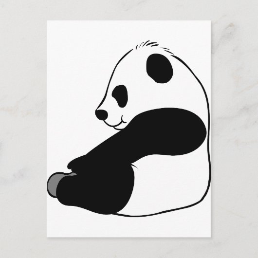 Panda Briefkaart (Voorkant)