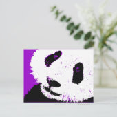 panda. briefkaart (Staand voorkant)