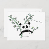 Panda Briefkaart (Voorkant / Achterkant)