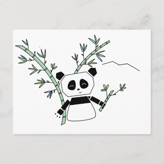 Panda Briefkaart (Voorkant)