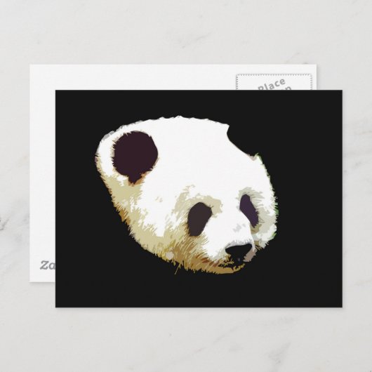 Panda Briefkaart (Voorkant / Achterkant)