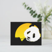 panda. briefkaart (Staand voorkant)