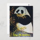PANDA BRIEFKAART (Voorkant / Achterkant)