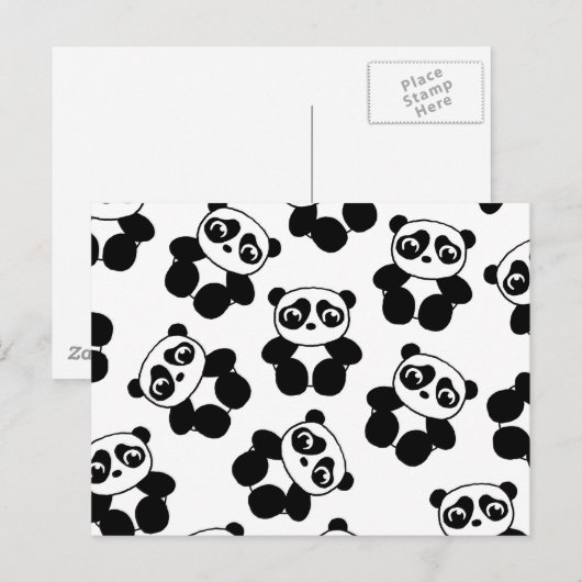Panda Briefkaart (Voorkant / Achterkant)