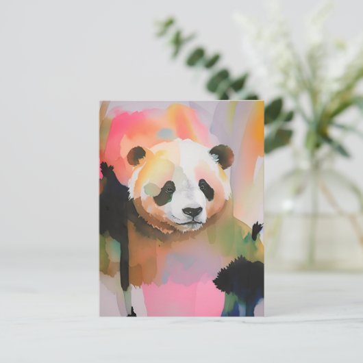 Panda Briefkaart nr. 8 (Staand voorkant)