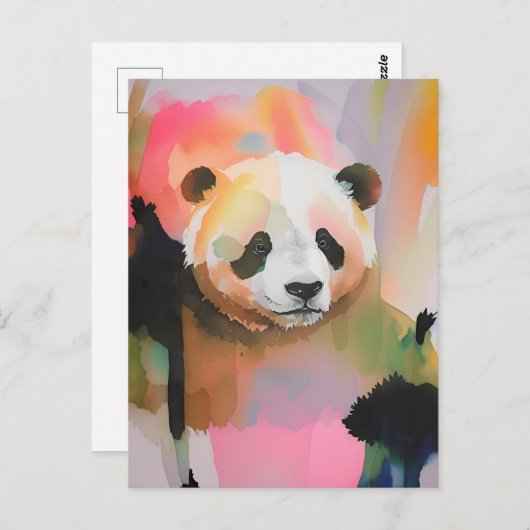 Panda Briefkaart nr. 8 (Voorkant / Achterkant)