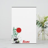 Panda briefpapier (Staand voorkant)