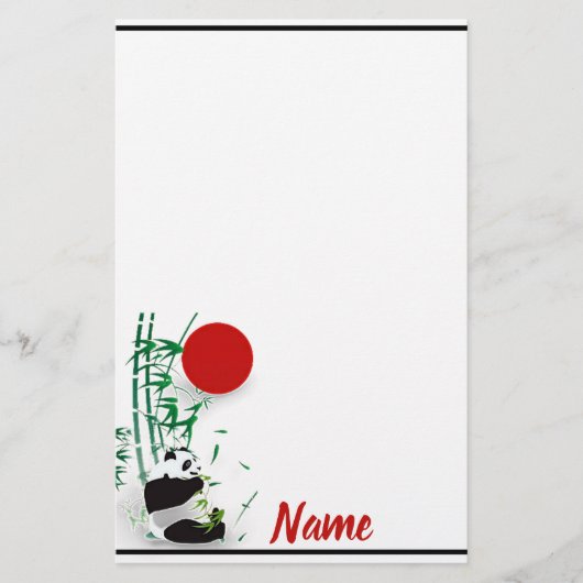 Panda briefpapier (Voorkant)