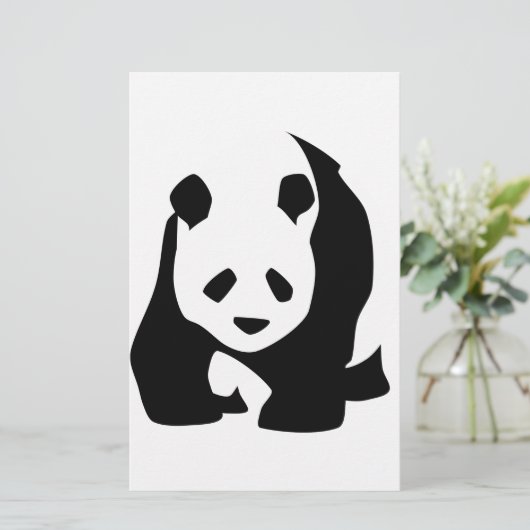 Panda Briefpapier (Staand voorkant)