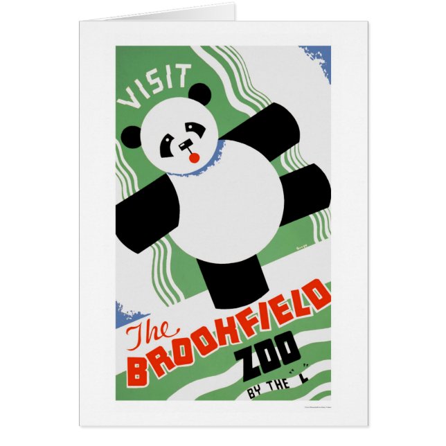 Panda Brookfield Zoo 1938 WPA (Voorkant)